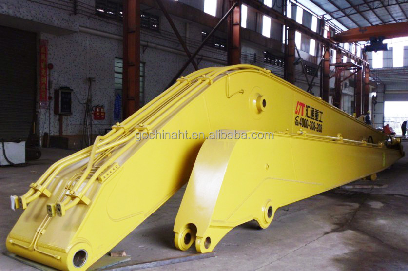 Anti Corrosion Long Reach Excavator Booms Extended Digger Spare Parts