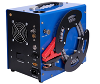 Pcp 12v 4500Psi 300Bar 30mpa Compresseur d'air portable PCP Pompe haute pression Adaptateur secteur intégré et ventilateur Auto-stop Plongée