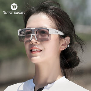 WEST BIKING Lunettes myopie à grand cadre haute ténacité Lunettes de soleil HD Production de soleil Lunettes de soleil polarisées anti-éblouissement <span class=keywords><strong>pour</strong></span> les sports de plein air - Product Image 5