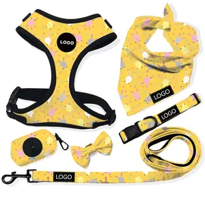 Hot Selling Retractable Dog Leash Special Design Pet Harnesses Dog Harness OEM Pet Harness Set Dog Bandanas