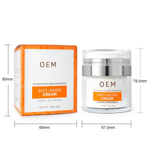 Crème pour le visage anti-âge, anti-rides, liftante et raffermissante, avec logo personnalisé OEM ODM, collagène, rétinol, <span class=keywords><strong>aloe</strong></span> vera, acide hyaluronique, vitamine C - Product Image 4