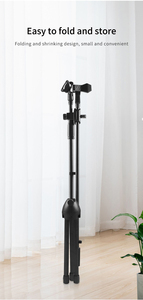 Nhà máy cung cấp hiệu suất chuyên nghiệp Condenser <span class=keywords><strong>Microphone</strong></span> Đứng Nóng bán linh hoạt Tripod tầng mic đứng sản xuất tại Trung Quốc - Product Image 5
