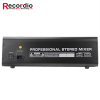 Console de mixage audio professionnelle GAX-XS8 8 canaux avec lecteur MP3 USB, 99 types de DSP, console de mixage audio DJ