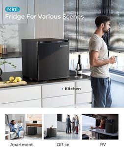 <span class=keywords><strong>Precio</strong></span> <span class=keywords><strong>de</strong></span> Fábrica Euhomy - Mini Refrigerador <span class=keywords><strong>de</strong></span> 46L para Encimera, Refrigerador Pequeño para Dormitorios con Puerta Reversible y Caja Refrigeradora - Product Image 6