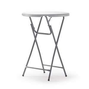 Bistro için 60/80cm çap kiralama ucuz açık hava etkinlikleri kokteyl katlanır plastik yüksek Bar masası - Product Image 1