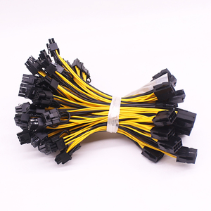 EPS CPU 12V, 8Pin Ke Dual 8 (6 + 2) Pin PCIE Kabel Catu Daya Motherboard Splitter 18AWG Ekstensi 8 Pin Ke 6 2 Pin 20Cm - Product Image 1