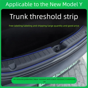 Protection <span class=keywords><strong>de</strong></span> seuil <span class=keywords><strong>de</strong></span> coffre et <span class=keywords><strong>de</strong></span> hayon intégrale FUXUAN pour Tesla Model Y 2025 (modèle rafraîchi) - Product Image 4