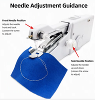 Accessoire de couture portable, durable, écologique, en plastique, mini 20 cm, pratique pour la maison, multifonctionnel, pour travaux manuels