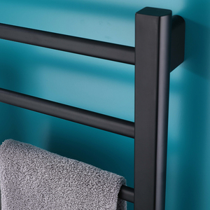 <span class=keywords><strong>Toallero</strong></span> Eléctrico Inteligente Ajustable con Temperatura Constante, Calefacción Giratoria, Acero Inoxidable, 4 Barras, para Baño - Product Image 4