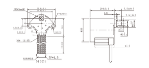 Maintex-<span class=keywords><strong>motor</strong></span> pequeño de engranaje helicoidal, 20mm, 20BYJ, para impresora 3D - Product Image 6