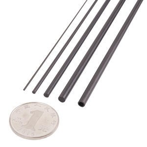 Varilla de fibra de carbono de 0,6 mm x 5 x 1000 mm para refuerzo de aviones RC, protección de bordes y soporte. - Product Image 1