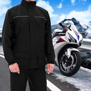 Traje Impermeable Reflectante de Alta Visibilidad, Resistente al Viento, <span class=keywords><strong>para</strong></span> Trabajo, Motocicleta y Servicios Públicos - Product Image 4
