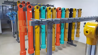 Cylindre de pression d'huile personnalisé à Double effet nickelé de qualité supérieure moissonneuse de maïs accessoires généraux cylindre hydraulique