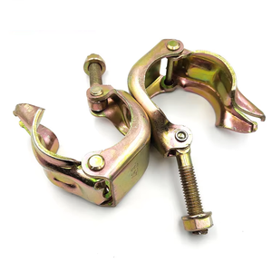 Collier de serrage pivotant pour échafaudage en acier pressé durable, double coupleur de fixation pour tuyaux, coupleurs pressés - Product Image 6