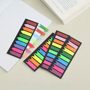 Colorful Self-Adhesive Flat Arrow Writable Sticky Notes Index Tabs for Notebook Journaling <b>Book</b> Reading Office School Stationery - Product Image 4