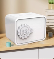 Zhenyou Home Kleiner Stahltresor für Kinder, Rosa, Wasserdicht, Feuerfest, Elektronisches Codeschloss, Sicherheitsschrank, Tragbar, Robust 1