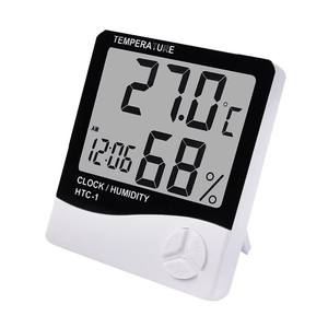 HEDAO LCD <span class=keywords><strong>Digital</strong></span> temperatura humedad medidor termómetro higrómetro Interior Exterior estación meteorológica reloj IP67 clasificado ABS <span class=keywords><strong>1</strong></span> año - Product Image 1