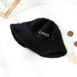 <span class=keywords><strong>2025</strong></span> Mùa Đông Màu Rắn Xô Mũ Ấm Thêu Angora Cá Tính In Rộng Brim Thỏ Tóc Ngư Dân Mũ Cho Người Lớn - Product Image 4