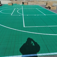 Dalles de sol emboîtables pour terrains de basketball, exportées à prix réduit, pour aires de jeux scolaires, insonorisantes, non toxiques et sûres