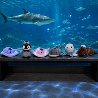 Peluches d'animaux marins en gros, jouets en peluche représentant des animaux de la mer, poupées en peluche représentant des animaux de la vie océanique, requin, dauphin, baleine, phoque, jouet en peluche, cadeau pour enfants