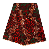 Nouveau Produit Phare : Tissu Ciré Javanais Africain Personnalisé en Polyester Effet Or