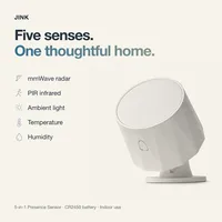 Festival des Achats de Septembre JINK Capteur de Présence PIR à Ondes Millimétriques 5-en-1 pour Apple Home