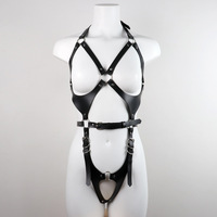 AliExpress B2B Exclusif : Jouets sexuels pour adultes, équipement de bondage pour couples, jeu de rôle alternatif, chemise de force en cuir une pièce