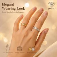 Bague empilable en argent sterling S925 torsadée et tressée, finition mate brossée, style minimaliste nordique, pour femme, cadeau quotidien