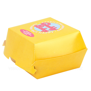 Caja de Hamburguesas Biodegradable de Lujo, Apta para Alimentos, Diseño Personalizado Corrugado con Ventana, Embalaje para Llevar Tipo Carpeta para <span class=keywords><strong>Sushi</strong></span> - Product Image 1