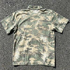Camiseta Corta de Manga Corta para Hombre, Estilo Americano Vintage, Lavado Ácido, Desgastada, 300gsm, 100% Algodón, Personalizada, de Alta Calidad - Product Image 1