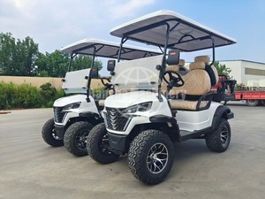 48V CE Certified Chinese Electric Sightseeing Golf Cart New Lead Acid Steel 4-Seater 4x4 Lift <b>Kit</b> 60km/h 70-90km 15-20 Grade - Product Image 3
