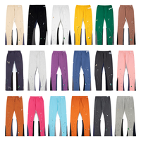 Pantalon de survêtement décontracté pour homme, motif peint, taille élastique, léger, respirant, en coton et élasthanne tricoté, style été