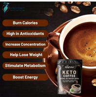 KingFisher Café Keto Naturel au Chocolat pour la Perte de Poids et le Contrôle de la Graisse – Substitut de Repas Brûle-Graisse Plus