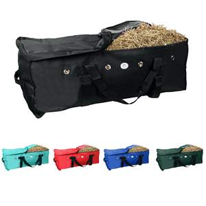 Free sample Extra Large 2 Pack Travel <b>Hay</b> Bale Storage <b>Bag</b> Horse Factory Directly Horse Feeder 600D PVC <b>Hay</b> Bale <b>Bag</b> for Horse - Product Image 2