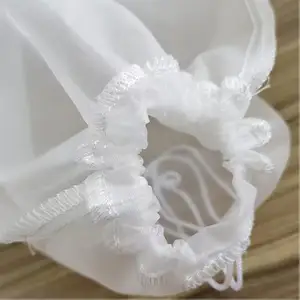 Reusable Drawstring Straining Filter Bags Nut milk bag for Nut/Milk/Coffee/Juice/Wine