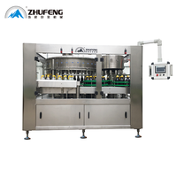 Machine de remplissage et de capsulage automatique monobloc pour détergent liquide nettoyant pour vitres à alcool vin