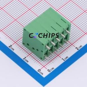 DB241V-3.5-5P-GN Spring Terminal Block Through hole Component (THT),P=3.5mm Connector 1x5P 3.5mm Green 5P - Product Image 2