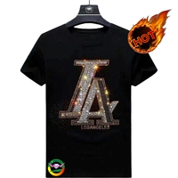 Hotsale Mijn Leven Zaken Hot Fix Rhinestone Transfer Bling Crystal Strass Warmte Pers Motief T-shirt