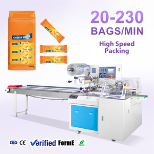 Máquina Empacadora Automática Eléctrica de Acero Inoxidable 304/316 para Galletas, Refrescos y Crackers, con Ahorro de Energía y Control Remoto - Product Image 1