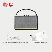 Nuevo Altavoz Inalámbrico Estilo Retro Vintage de 20W de Alta Potencia para el Hogar y Exteriores, Marca Marsytle M17, Estilo V5.3 IPX5