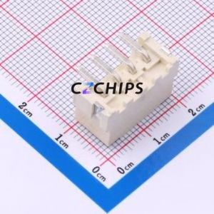 W396113K-4PW2411 Wire-to-Board Pin Header SMD,P=3.96mm Connector 1x4P 3.96mm Vertical Mount VH - Product Image 2