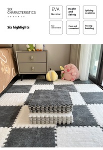 Indoor Warm Carpet Kids Crawling Baby <strong>Gaming</strong> Floor Mat Protector Office <strong>Area</strong> <strong>Rugs</strong> Living Room Interlock Thick Border Square <strong>Rug</strong> - Product Image 6