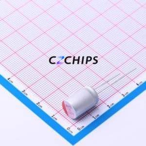 Condensateur solide H2101M100E150RL, composant traversant (THT), D10xL15mm 100uF 20% 100V Polymère - Product Image 1