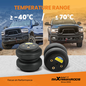 Kit de suspension pneumatique de remorquage robuste <span class=keywords><strong>MaXpeedingrods</strong></span> jusqu'à 7500 lb avec ressorts auxiliaires pour Dodge Ram <span class=keywords><strong>3500</strong></span> RWD/4WD 2019-2026 - Product Image 5