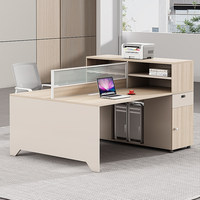 Bureau simplifié BGZ-008X, poste de travail actuel pour le personnel, bureau informatique, bureau de travail, combinaison bureau et chaise pour bureau informatique