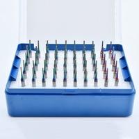 Fraise à rainurer en carbure monobloc à double tranchant pour fibre de carbone, PCB et bakélite