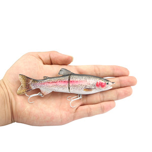 Leurres de pêche <span class=keywords><strong>Swimbait</strong></span> 125mm/23g et leurres coulants pour la pêche au wobbler - Product Image 1