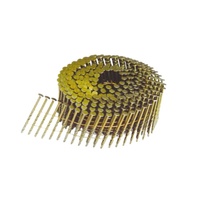 Clous à palette en acier chinois à bas prix, classe 8, galvanisés jaune-chromate, taille personnalisée, en bobine / clavos en