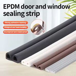 מפעל מחיר זול מותאם אישית d צורה epdm גומי רצועת רצועת גומי לרצועה עבור חלון והדלת עם קלטת עצמית - Product Image 4