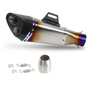 Silenziatore di Alta Qualità Universale in Finta Fibra di Carbonio per <span class=keywords><strong>Moto</strong></span> Yamaha Honda Kawasaki - Product Image 6